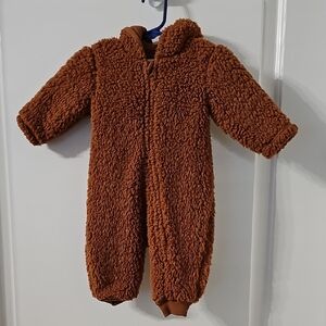 Okie Dokie Brown One Piece with Hood